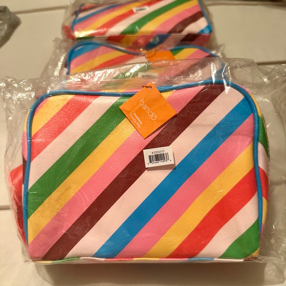 🆕 👛 ban.do Getaway Toiletry Bags with Handle - Picture 10 of 12